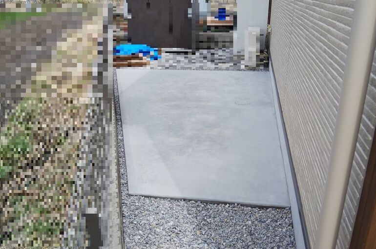 土間コンクリートです